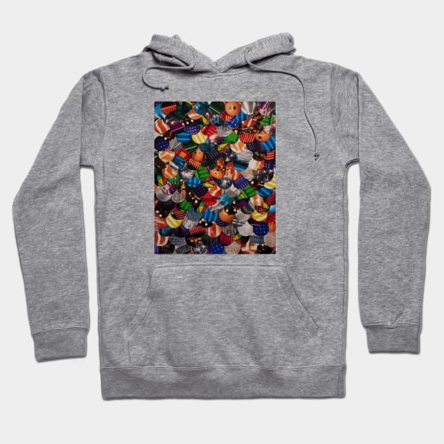 Bright Lights Collage Hoodie by CWieDesign